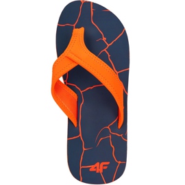Miesten tossut 4F tummansininen sininen H4L19 KLM004 30S oranssi