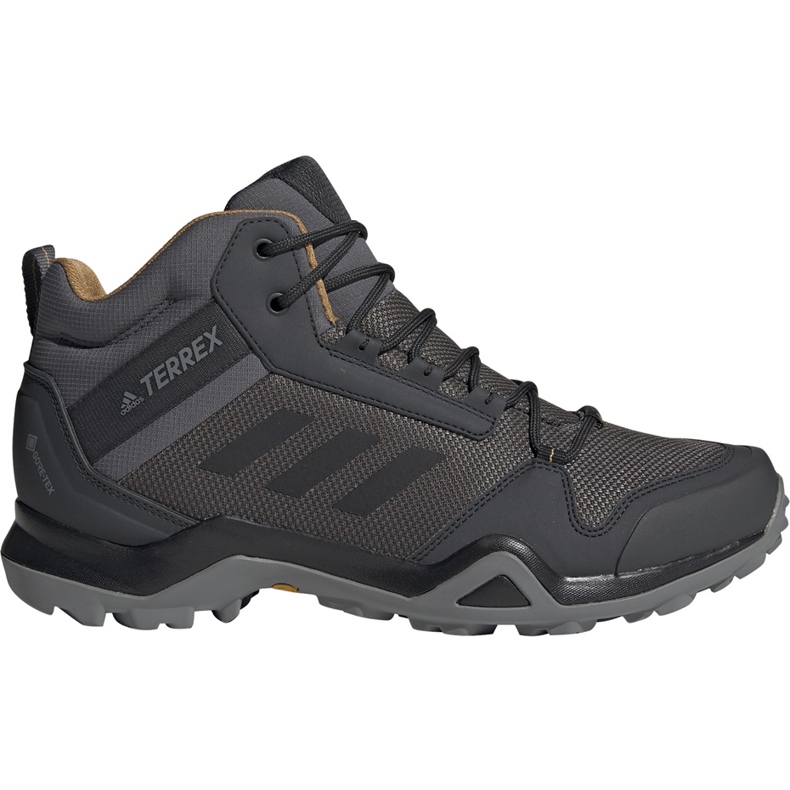 Adidas Terrex AX3 Mid Gtx harmaa BC0468 miesten kengät musta