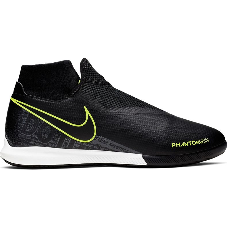 Nike Phantom Vsn Academy Df Ic AO3267 007 jalkapallokengät musta musta