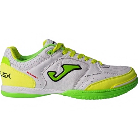 Joma Top Flex 920 Sala-valkoisissa jalkapallokengissä valkoinen monivärinen