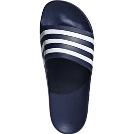 Adidas Adilette Aqua -tossut laivasto F35542 valkoinen laivastonsininen
