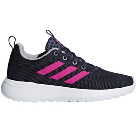 Adidas Lite Racer Cln K lasten kengät BB7045 tummansininen ja vaaleanpunainen