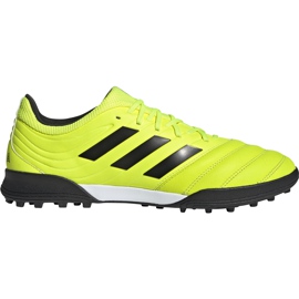 Adidas Copa 19.3 Tf jalkapallokengät F35507 keltainen keltainen