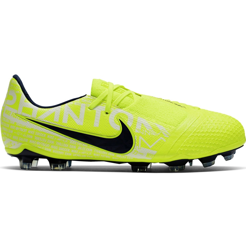 Nike Phantom Venom Elite Fg Junior AO0401 717 jalkapallokengät keltainen keltainen