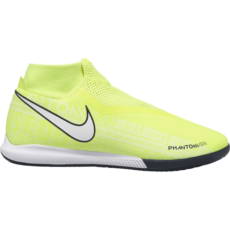 Nike Phantom Vsn Academy Df Ic AO3267 717 jalkapallokengät keltainen keltainen