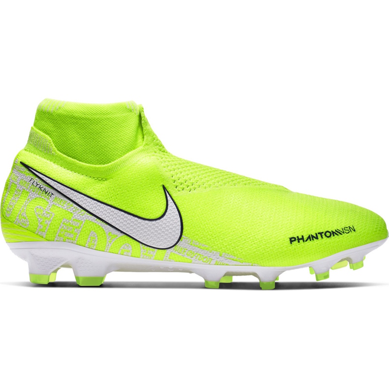Nike Phantom Vsn Elite Df Fg AO3262 717 jalkapallokengät keltainen keltainen