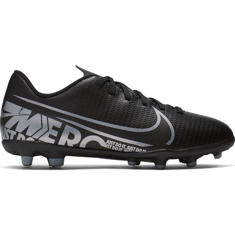 Nike Mercurial Vapor 13 Club FG / MG Junior AT8161 001 jalkapallokengät musta musta