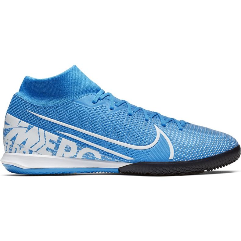 Nike Mercurial Superfly 7 Academy Ic AT7975 414 jalkapallokengät sininen sininen
