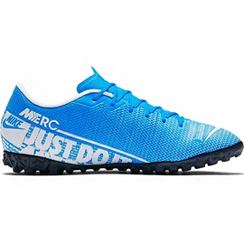 Nike Mercurial Vapor 13 Academy Tf AT7996 414 jalkapallokengät sininen monivärinen