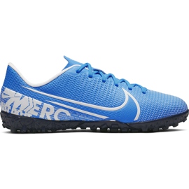 Nike Mercurial Vapor 13 Academy Tf Junior AT8145 414 jalkapallokenkä sininen sininen