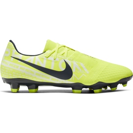 Nike Phantom Venom Academy Fg AO0566 717 jalkapallokengät keltainen keltainen