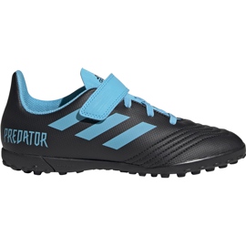 Adidas Predator 19.4 H&amp;L Tf Junior jalkapallokengät musta sininen G25827