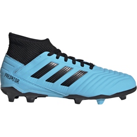 Jalkapallokengät adidas Predator 19.3 Fg Junior sininen ja musta G25796 monivärinen