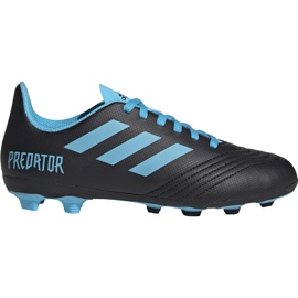 Adidas Predator 19.4 FxG Junior -jalkapallokengät musta ja sininen G25823