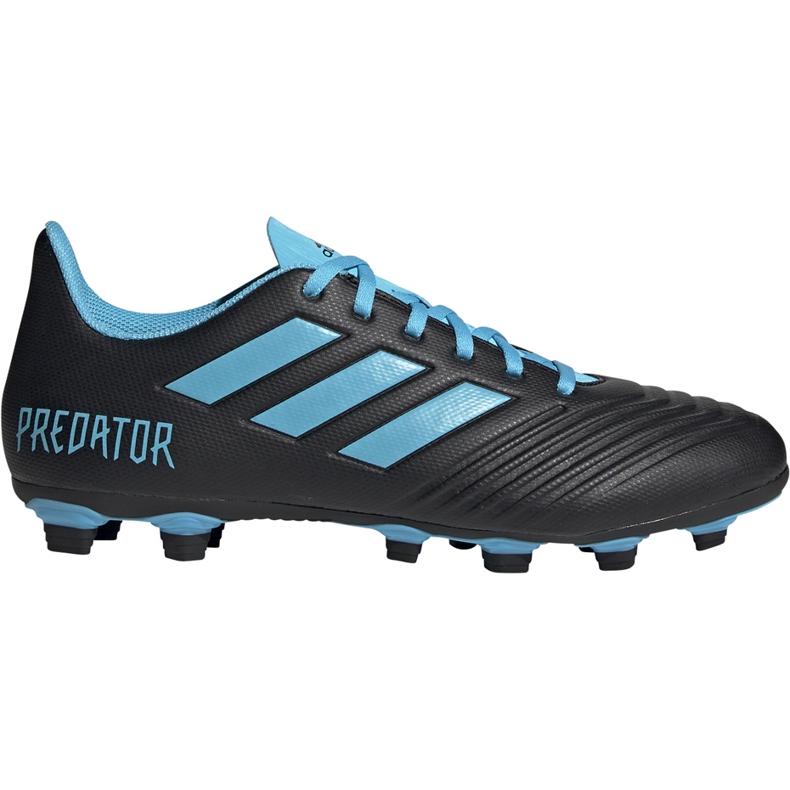 Jalkapallokengät adidas Predator 19.4 FxG musta ja sininen F35598