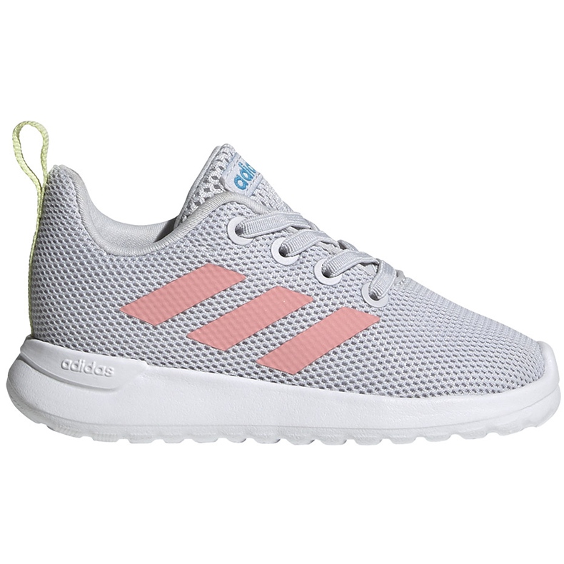 Adidas Lite Racer Cln I lasten kengät harmaa-vaaleanpunainen EG4013