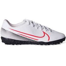 Nike Mercurial Vapor 13 Academy Tf Junior AT8145 160 jalkapallokenkä monivärinen valkoinen