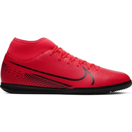 Nike Mercurial Superfly 7 Club Ic AT7979 606 jalkapallokengät musta punainen