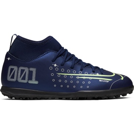 Nike Mercurial Superfly 7 Club Mds Tf Junior BQ5416 401 jalkapallokengät tummansininen tummansininen