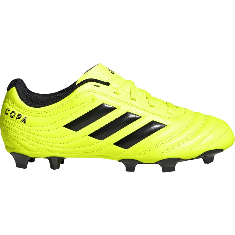 Adidas Copa 19.4 Fg Junior jalkapallokengät keltainen F35461