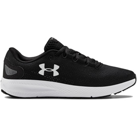 Under Armour Ua W Charged Pursuit 2 naisten kengät, musta ja valkoinen 3022604 001