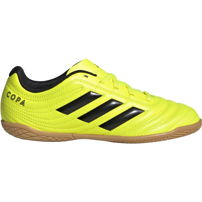 Adidas Copa 19.4 In Junior Jalkapallokengät keltainen F35451