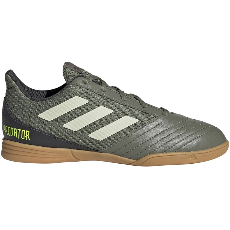 Adidas Predator 19.4 Junior khaki EF8224 jalkapallokengät vihreä vihreä