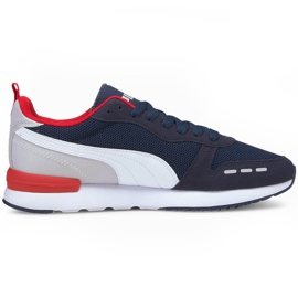 Miesten kengät Puma R78 tummansininen-valkoinen-harmaa-punainen 373117 24 monivärinen