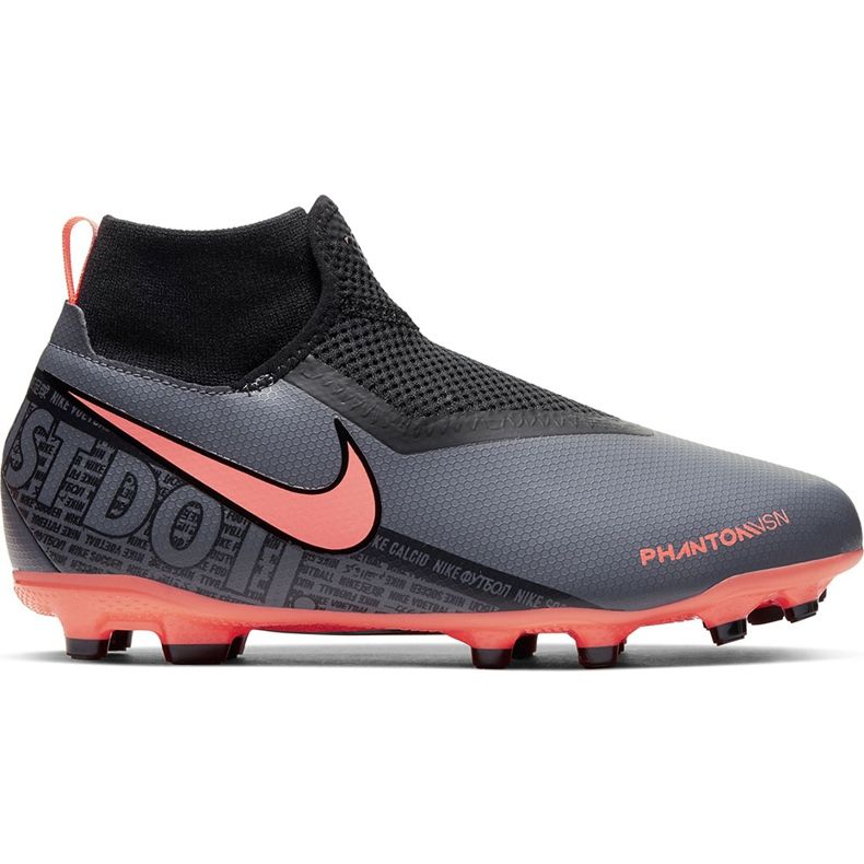 Nike Phantom Vsn Academy Df FG / MG Jr AO3287 080 jalkapallokengät monivärinen musta
