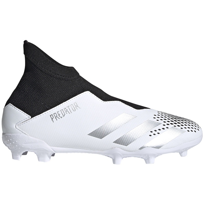 Adidas Predator 20.3 Ll Fg Junior FW9212 jalkapallokengät valkoinen valkoinen