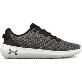 Under Armour Panssarin alla naisten kengät Ripple-harmaa-musta 3021187 004