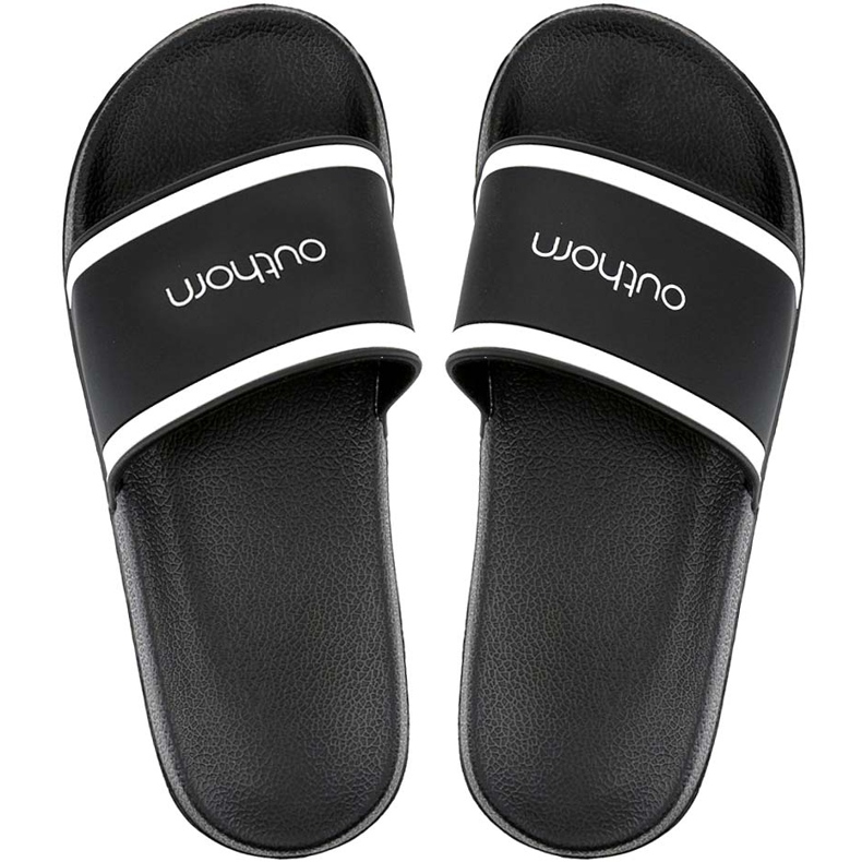 Outhorn miesten tohvelit mustavalkoinen HOL20 KLM601 20S