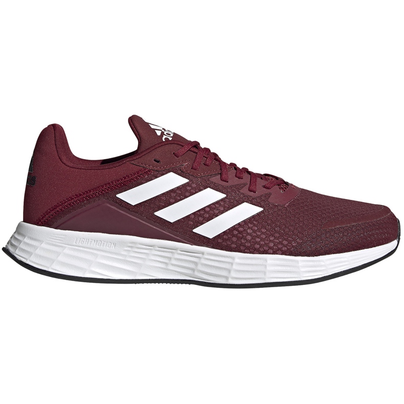 Miesten juoksukengät adidas Duramo Sl burgundy FW3217 punainen