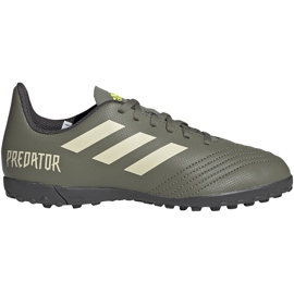Adidas Predator 19.4 Tf Jr EF8222 jalkapallokengät monivärinen vihreä