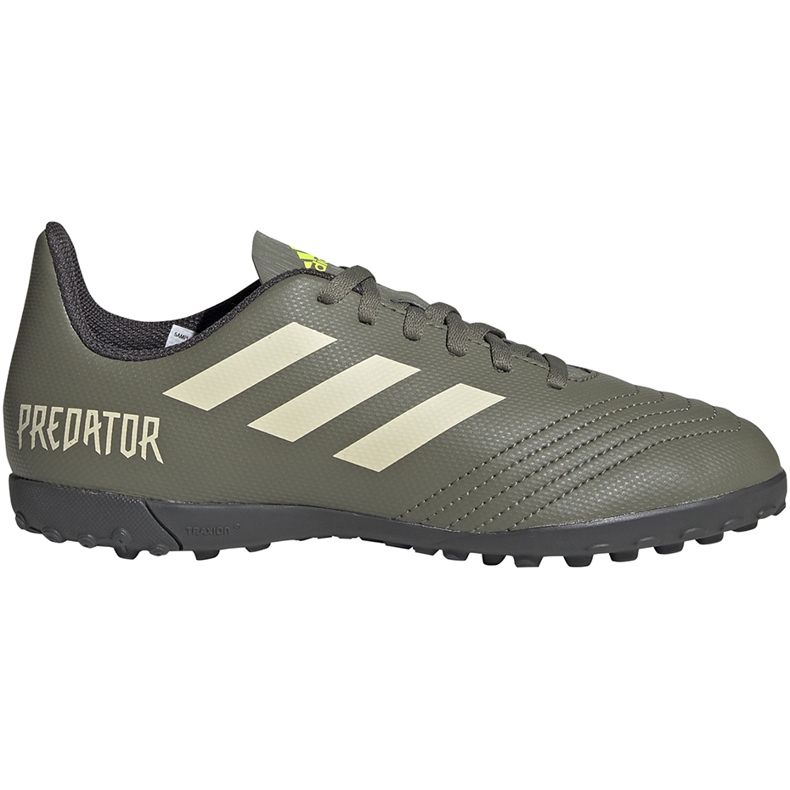Adidas Predator 19.4 Tf Jr EF8222 jalkapallokengät monivärinen vihreä