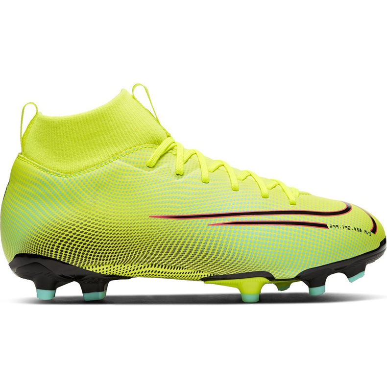 Nike Mercurial Superfly 7 Academy Mds FG / MG Junior BQ5409 703 jalkapallokengät keltainen keltainen