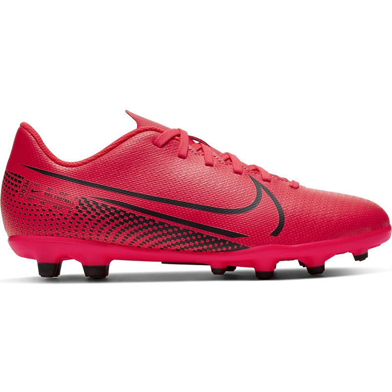 Nike Mercurial Vapor 13 Club FG / MG Junior AT8161 606 jalkapallokengät monivärinen punainen