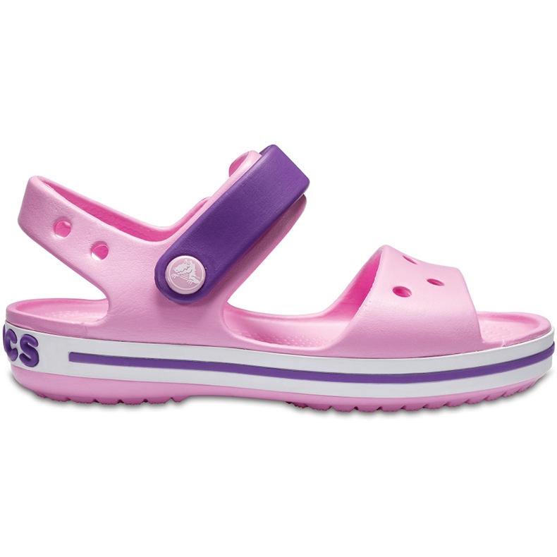 Crocs-sandaalit lapsille Crocband Sandal Kids vaaleanpunainen-violetti 12856 6AI