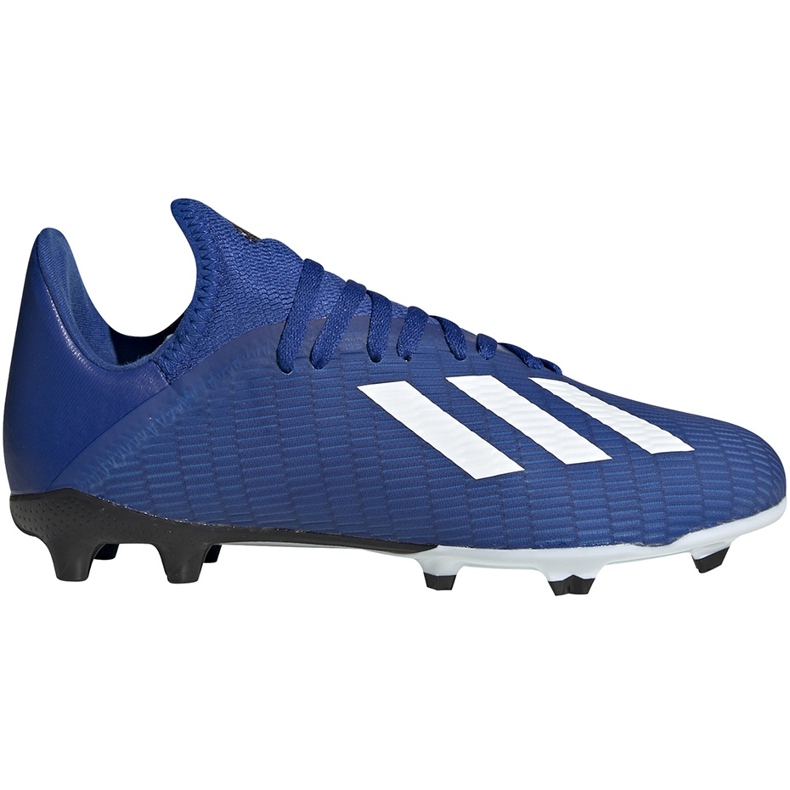 Adidas X 19.3 Fg Junior EG7152 jalkapallokengät sininen sininen