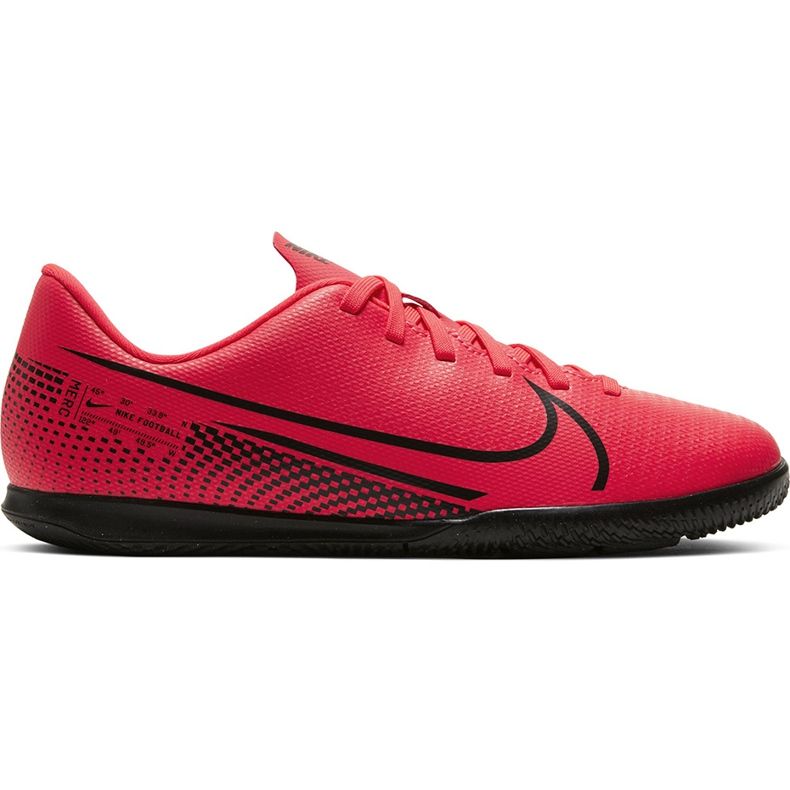 Nike Mercurial Vapor 13 Club Ic Junior AT8169 606 jalkapallokengät punainen punainen