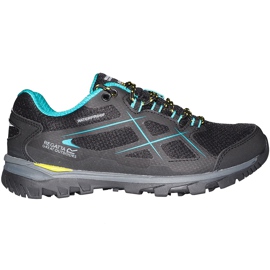 Naisten kengät Regatta Wms Kota Matala musta ja sininen RWF489 41QF harmaa