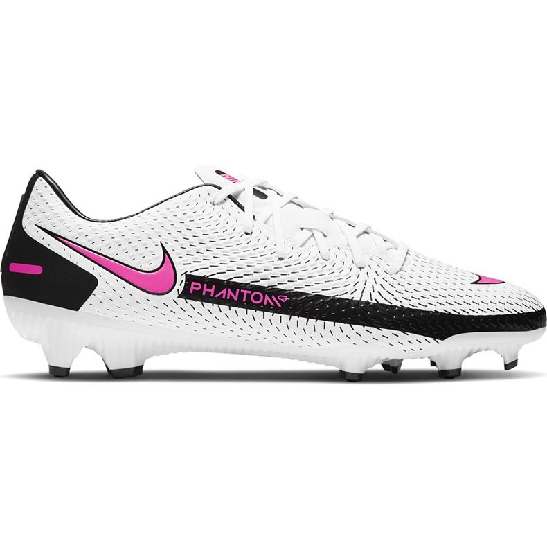 Nike Phantom Gt Academy FG / MG CK8460 160 jalkapallokengät valkoinen valkoinen