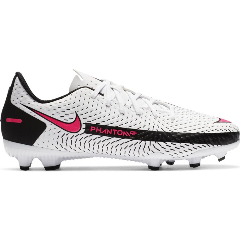 Nike Jr Phantom Gt Academy FG / MG CK8476 160 jalkapallokengät valkoinen valkoinen