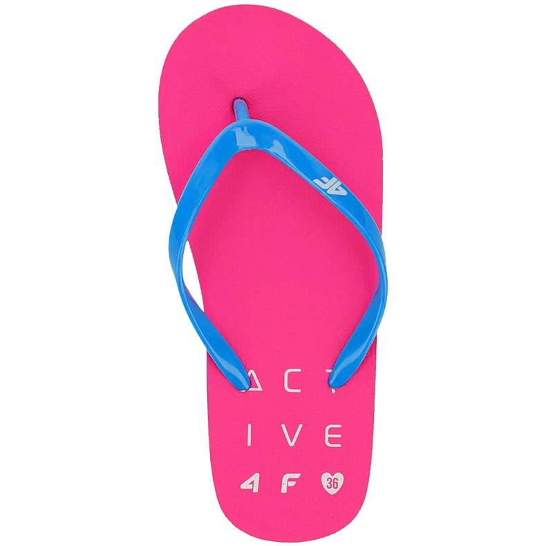 Tossut tytöille 4F fuksia HJL20 JKLD001 55S vaaleanpunainen