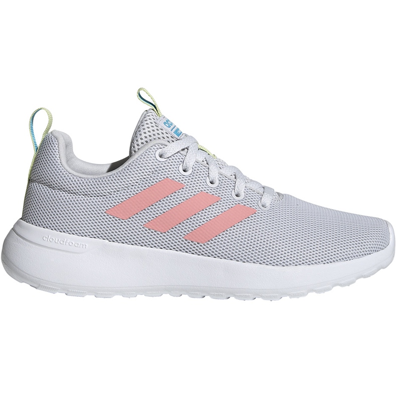 Adidas Lite Racer Cln K harmaa EG3049 lasten kengät vaaleanpunainen