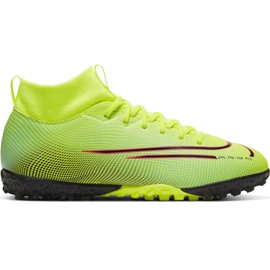 Nike Mercurial Superfly 7 Academy Mds Tf Junior BQ5407 703 jalkapallokenkä keltainen monivärinen
