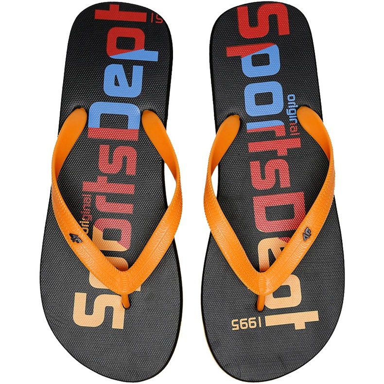 Miesten tossut 4F monivärinen H4L20 KLM006 90S oranssi