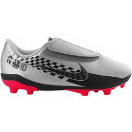 Nike Mercurial Vapor 13 Club Neymar Mg PS (V) Junior AT8164006 Jalkapallokengät musta harmaa