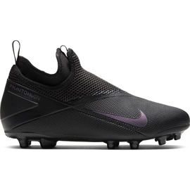 Nike Phantom Vsn 2 Academy Df FG / MG Junior CD4059 010 jalkapallokengät musta musta