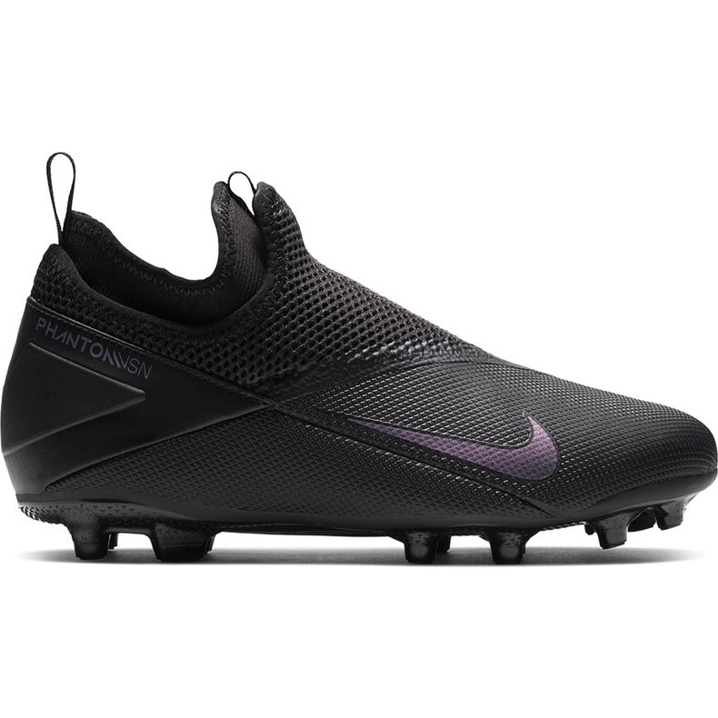 Nike Phantom Vsn 2 Academy Df FG / MG Junior CD4059 010 jalkapallokengät musta musta